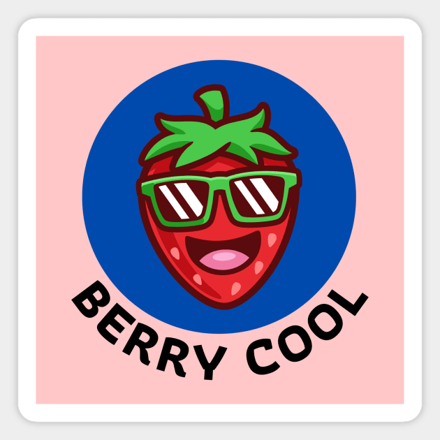 Berry Cool | Berry Pun Magnet by Allthingspunny